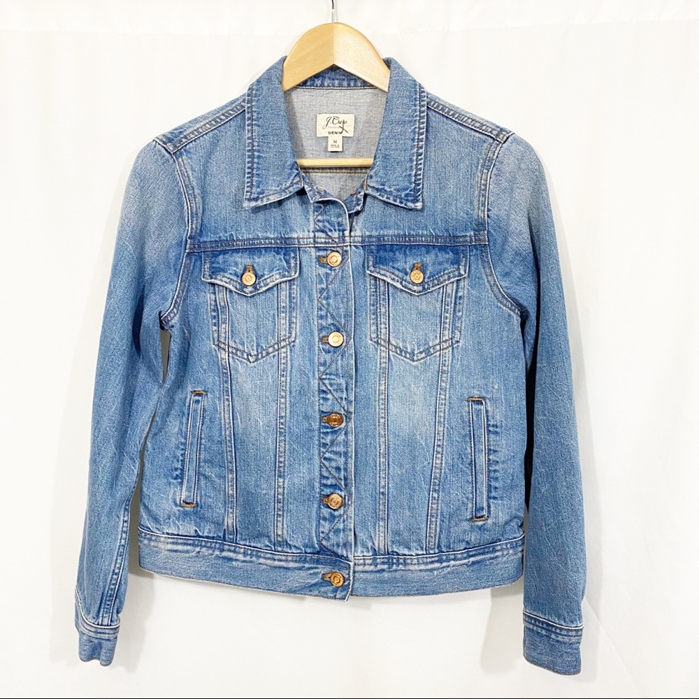 J. Crew Classic Denim Jean Jacket - Picture 4 of 12
